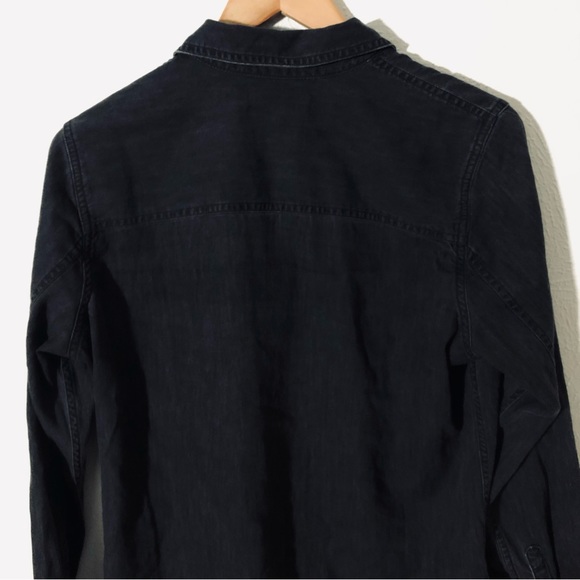 Madewell > Denim Snap-Button Western Shirt in Lunar Wash > M - Picture 10 of 11